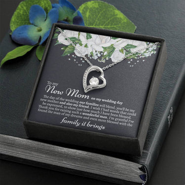 New Mom Wedding Forever Love Necklace - Love You This Much
